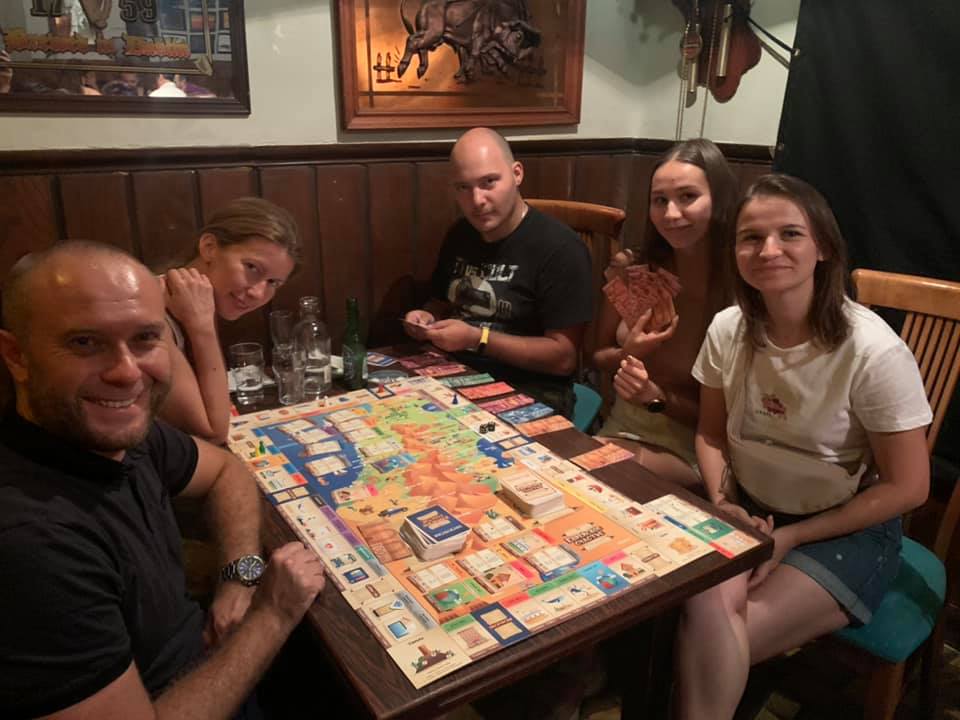 TABLE GAMES EVENING IN THE RODEO BAR